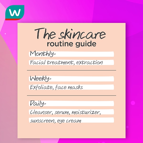 The skincare routine guide