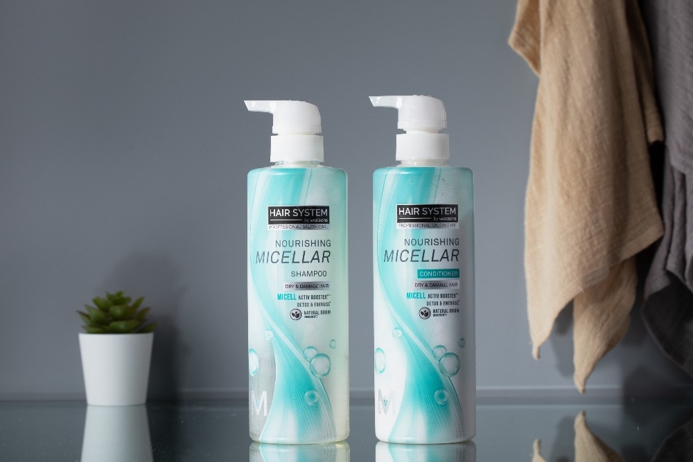 Dry & damaged hair: Micellar Botanical Deep Nourishing Shampoo & Conditioner