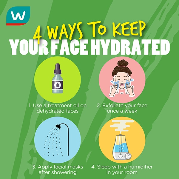 4 Ways to keep your face hydrated