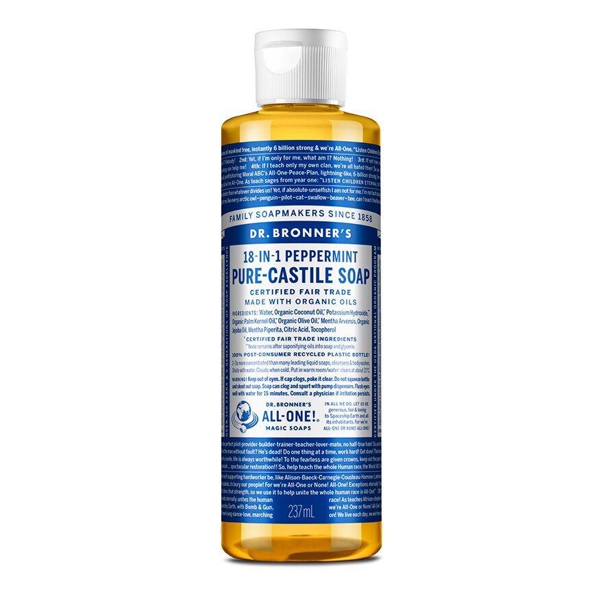 Dr. Bronner’s liquid soap