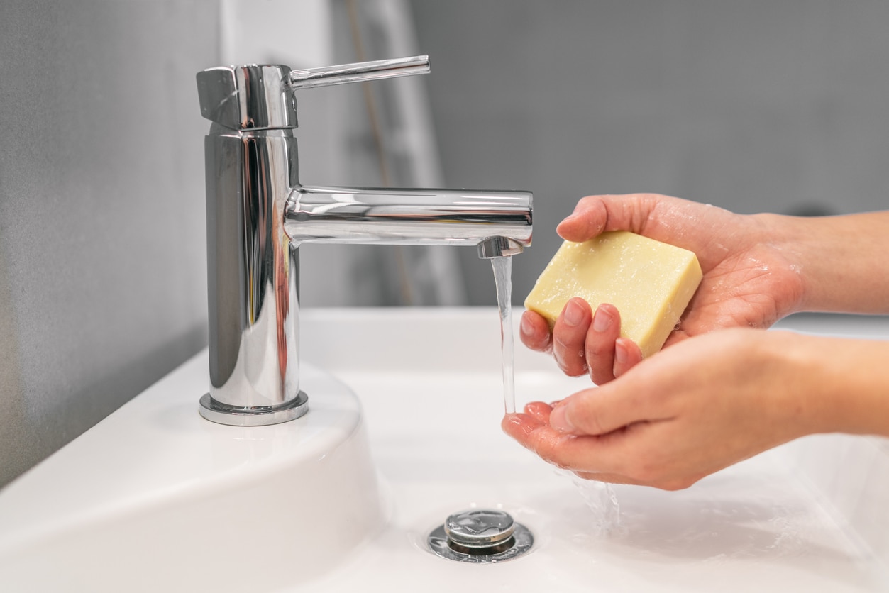 Clean the bite with soap and avoid scratching .