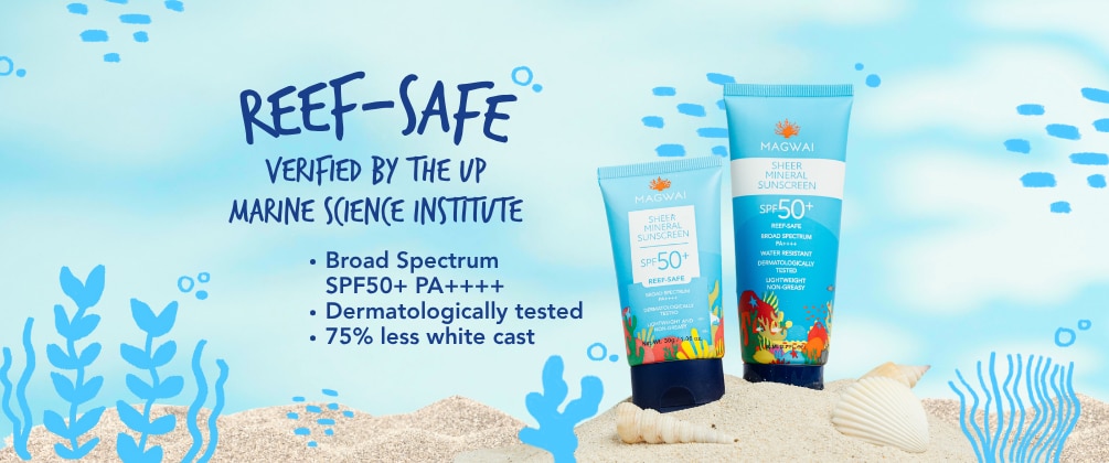 magwai, marine-friendly, marine-friendly sunscreen, reef-safe, marine-friendly hair care