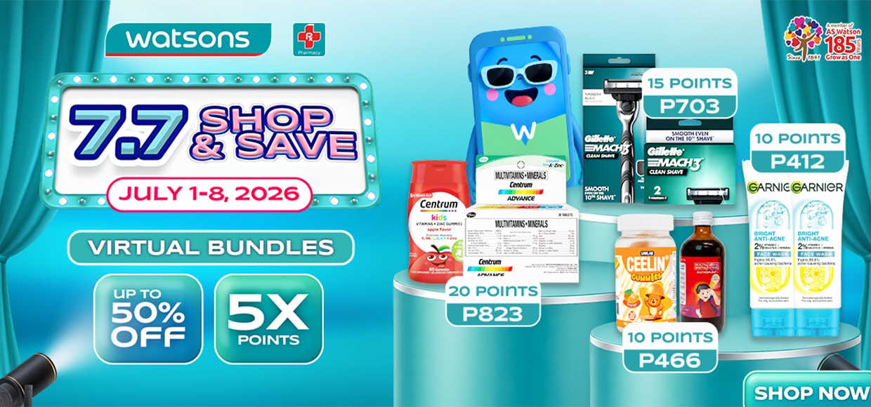virtual bundles, 7.7, sale, discount, watsons sale