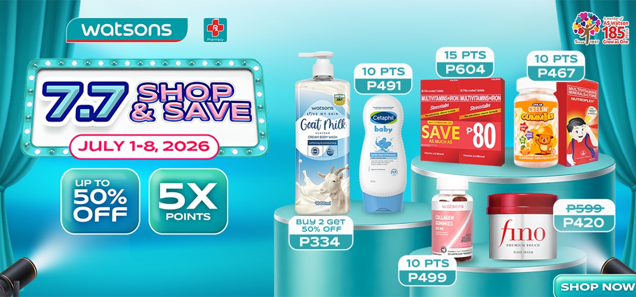 7.7, sale, discount, watsons sale