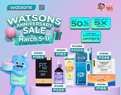 watsons anniversary, sale