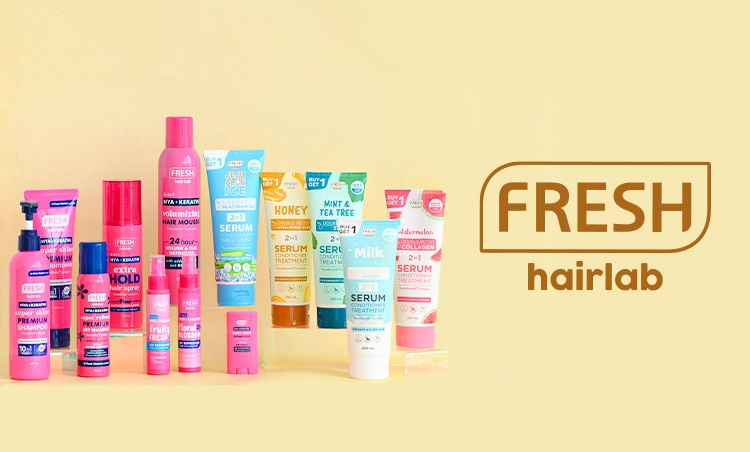fresh, fresh hairlab, serum conditioner, fresh hairspray, hair mousse