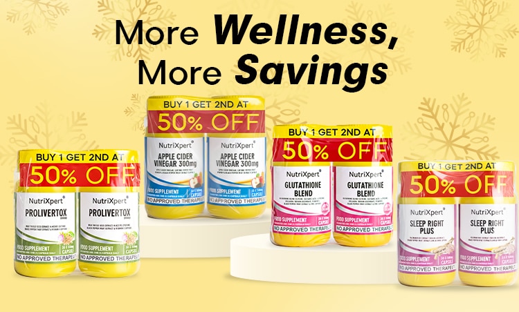 nutrixpert, vitamins, supplements, melatonin, weight loss, whitening supplement, multivitamins gummies image