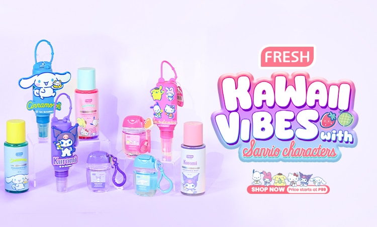 fresh, fresh fragrance, fresh kawaii vibes, hand sanitizer