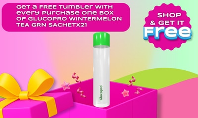 free gift, glucopro tumbler, free gift, watsons freebie, free tumbler