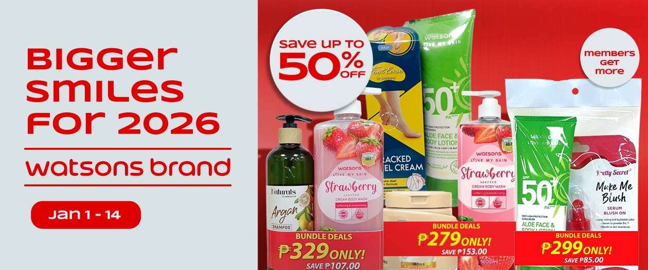 Watsons Own Brand | Watsons Philippines