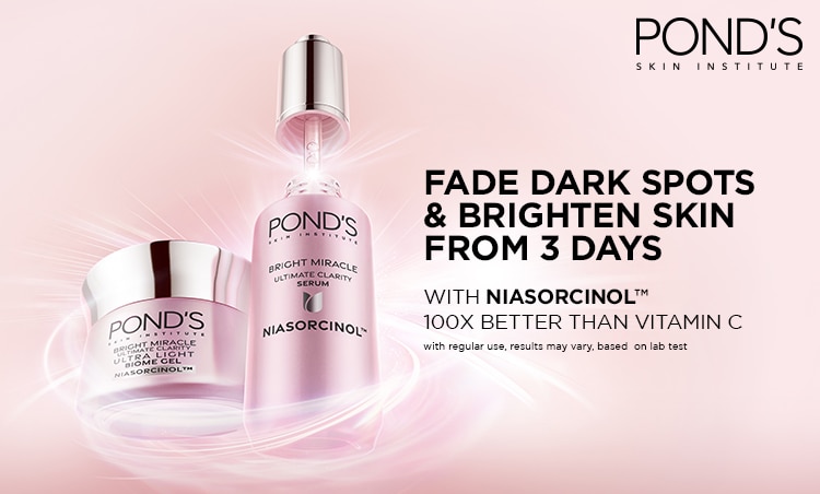 pond's, pond's niasorcinol, pond's serum, pond's moisturizer, pond's cleanser