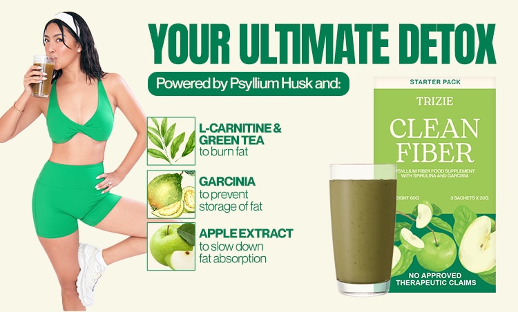 trizie, detox drink, gut health, fiber drink, vitamins and antioxidants