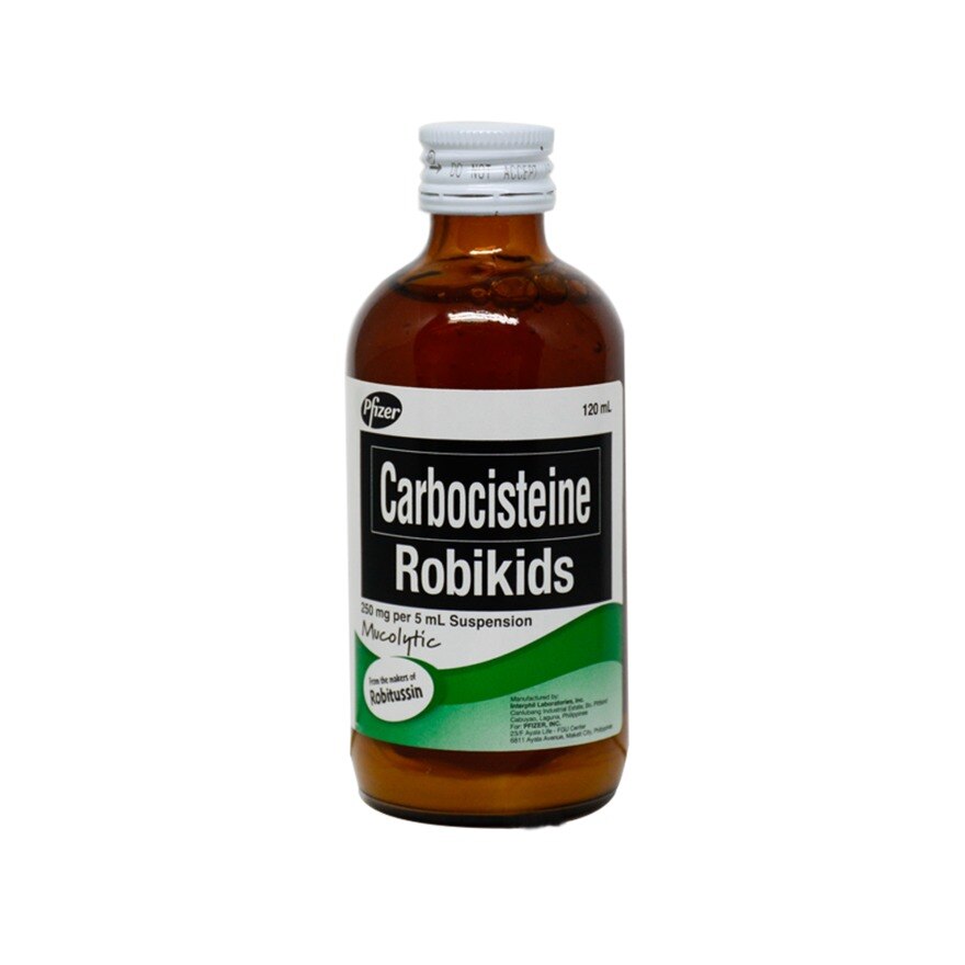 Robikids Carbocisteine Pedia Suspension 250mg X120ml Watsons Philippines