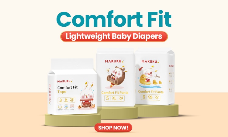 makuku, comfort fit diaper