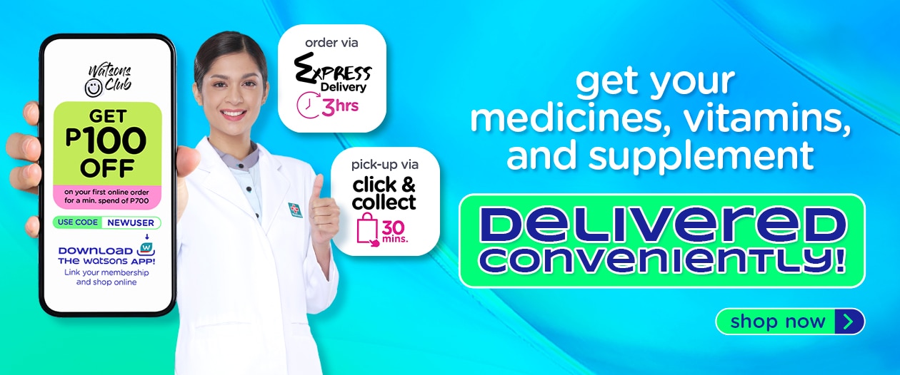 watsons Health Hub, express delivery, click &amp; collect