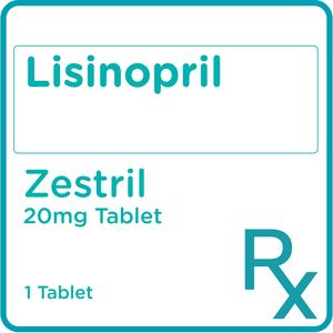 zestril 20 mg cost