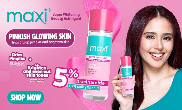 maxi, skincare, whitening cleanser, whitening toner, pimple clearing cleanser, pimple clearing toner, beauty astrigent