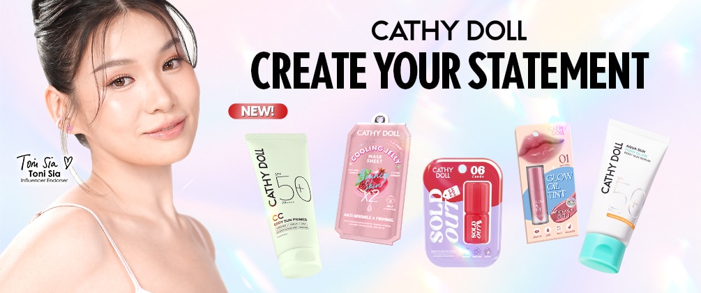 cathy doll, beauty to go, cathy doll cosmetics, sun care, underarm care, facial cleanser image