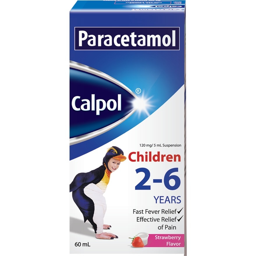 CALPOL Paracetamol Strawberry Flavor 2 6 Years Old 60ml Watsons calpol-paracetamol-strawberry-flavor-2-6-years-old-60ml-watsons