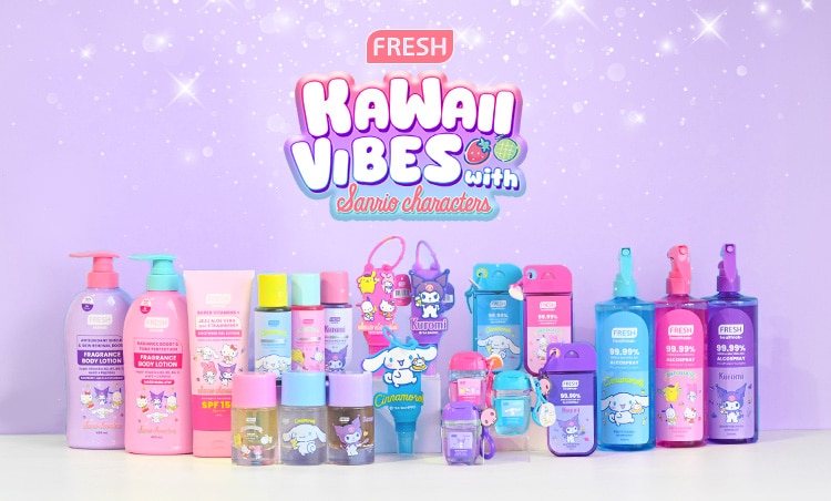 fresh, fresh fragrance, fresh kawaii vibes, hand sanitizer