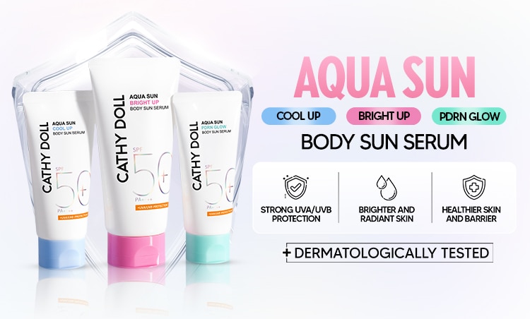 cathy doll, beauty to go, cathy doll cosmetics, sun care, underarm care, facial cleanser, lip care image