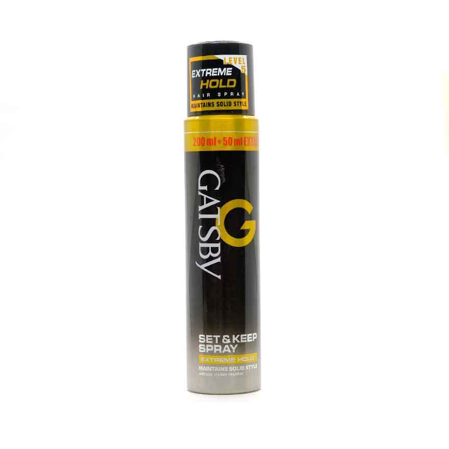 GATSBY, Set & Keep Spray Extreme Hold 250ml | Watsons Philippines GATSBY, Set & Keep Spray Extreme Hold 250ml | Watsons Philippines