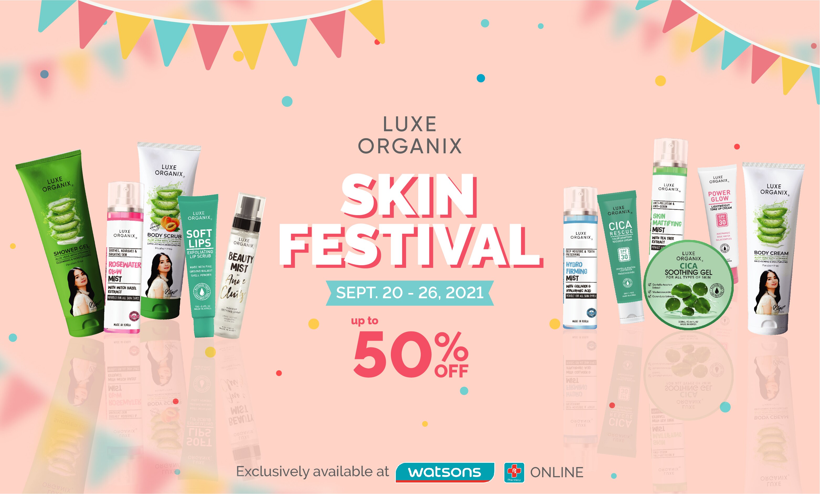 Luxe Organix, Skincare products , Aloe Vera Soothing Gel