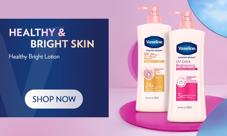 vaseline healthy bright lotion
