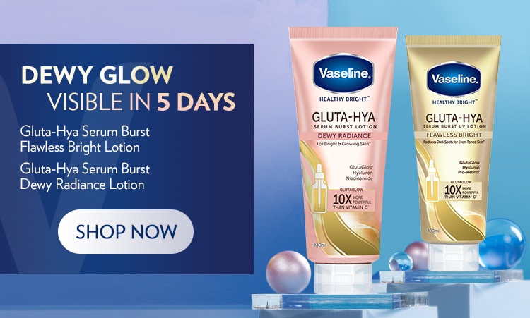 vaseline gluta-hya serum burst lotion