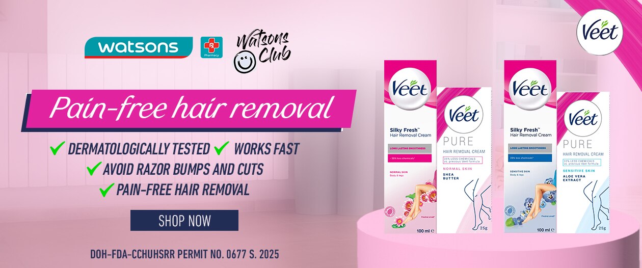 Veet Rice Veet Sale | Watsons Philippines