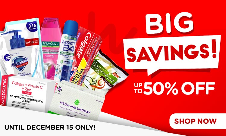 watsons, big savings