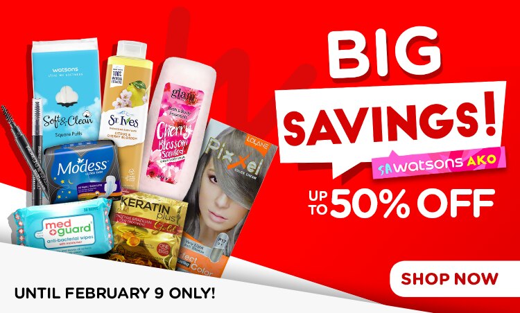 watsons, big savings, personal care