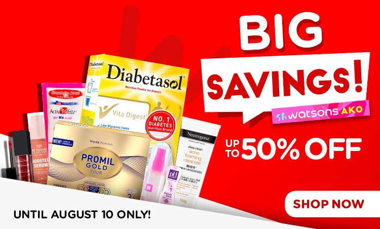 watsons, sale, diabetasol, promil, maybelline