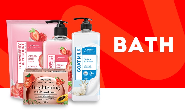 watsons, shampoo, conditioner, body wash