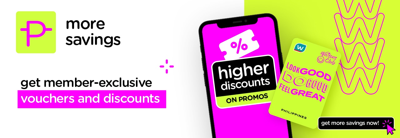watsons, member, exclusive