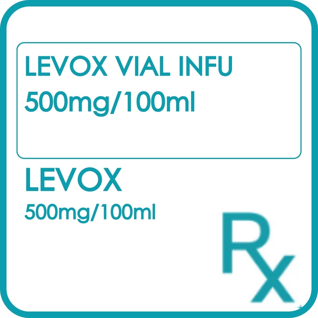 LEVOX LEVOX Vial INFU 500mg/100ml [PRESCRIPTION REQUIRED]