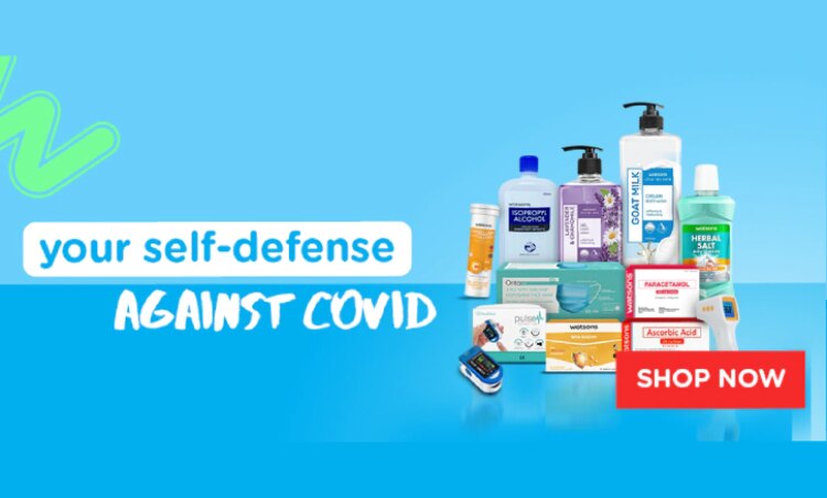 covid essentials, vitamins, disinfectants
