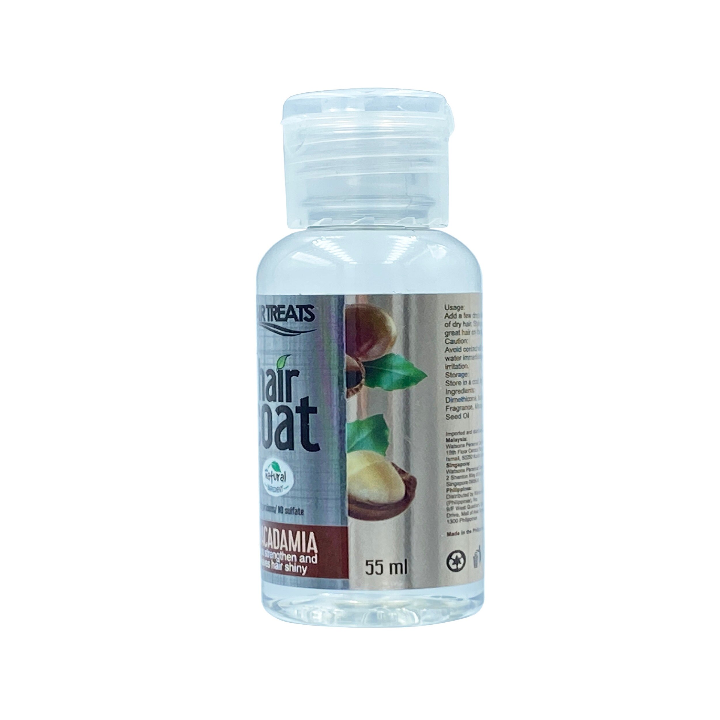 HAIR TREATS, Hair Coat Macadamia 55ml | Watsons Philippines HAIR TREATS, Hair Coat Macadamia 55ml | Watsons Philippines