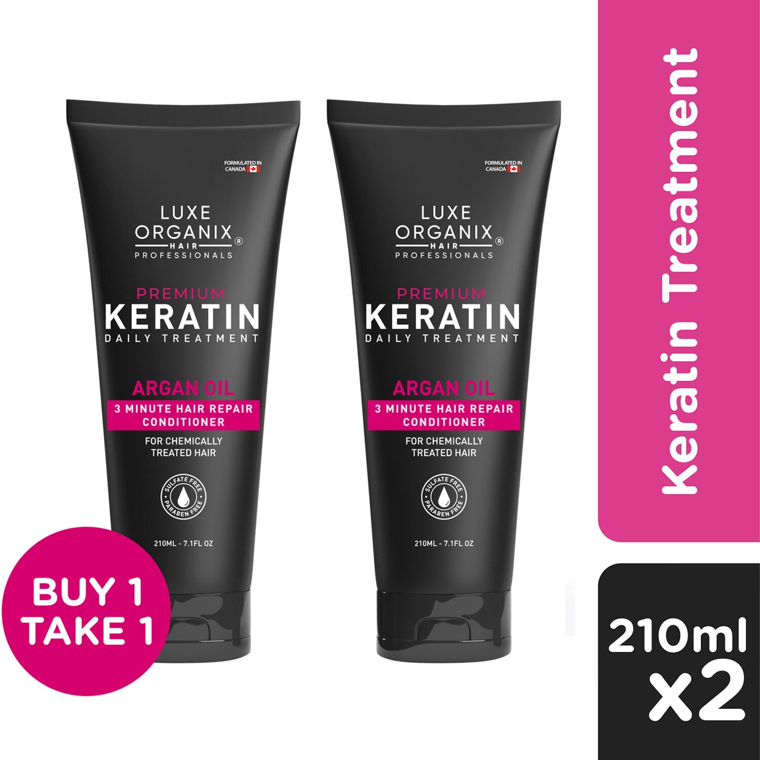 Luxe Organix, Luxe Organix Keratin Treatment Argan Oil 210Ml | Watsons Philippines