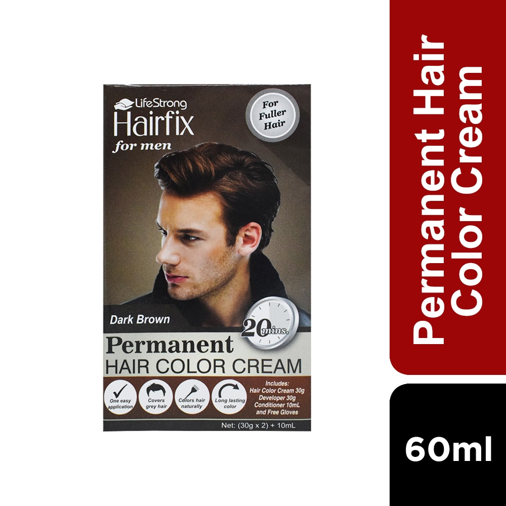 HAIRFIX, Dark Brown Hair Color Cream for Men 60ml | Watsons Philippines HAIRFIX, Dark Brown Hair Color Cream for Men 60ml | Watsons Philippines