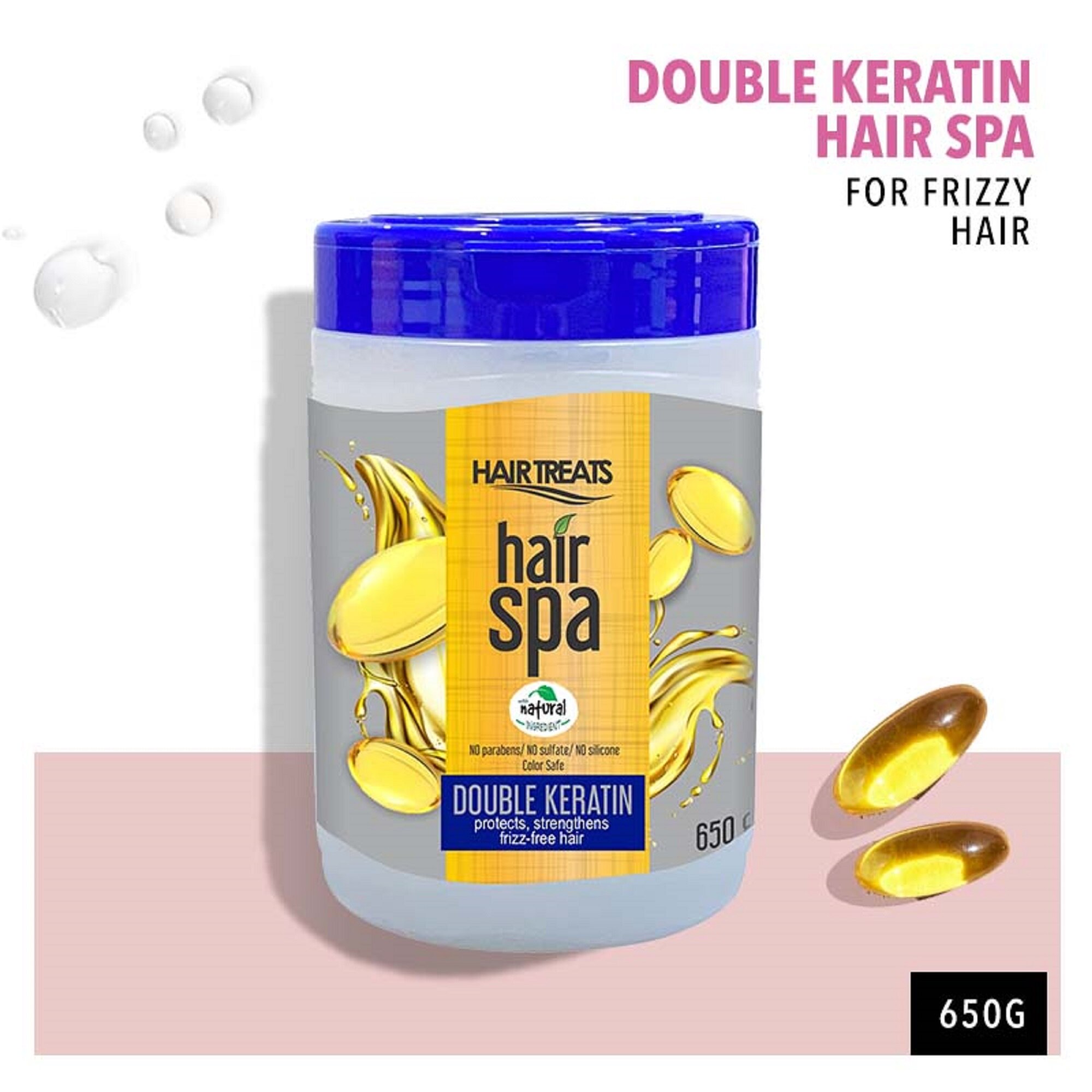 HAIR TREATS, Double Active Keratin Hair Spa 650g | Watsons Philippines HAIR TREATS, Double Active Keratin Hair Spa 650g | Watsons Philippines