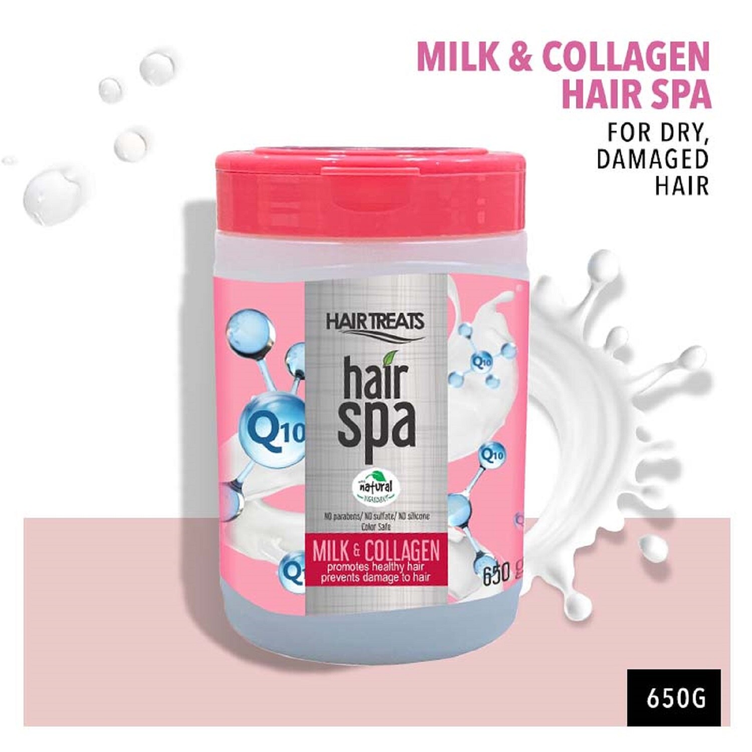 HAIR TREATS, Hair Spa Milk with Collagen 650g | Watsons Philippines HAIR TREATS, Hair Spa Milk with Collagen 650g | Watsons Philippines