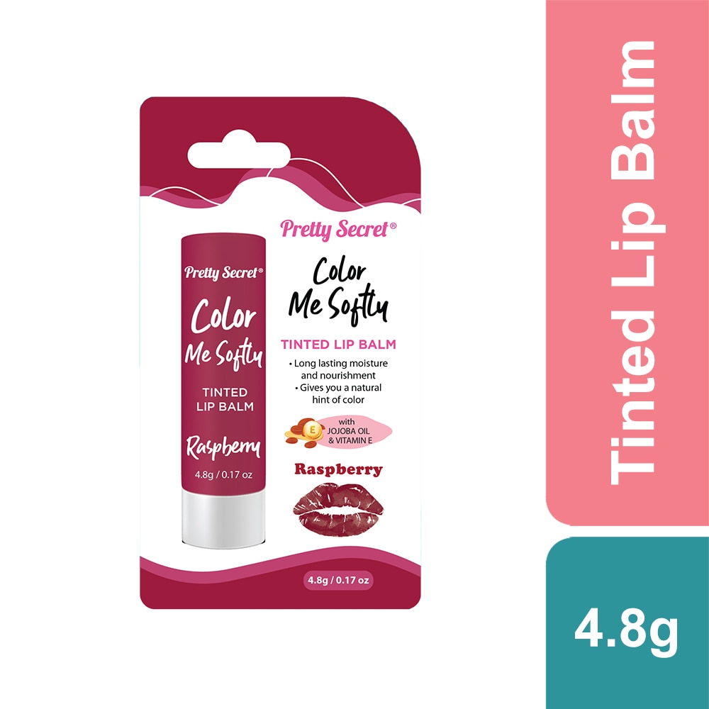 PRETTY SECRET, Raspberry Tinted Lip Balm 4.8g | Watsons Philippines
