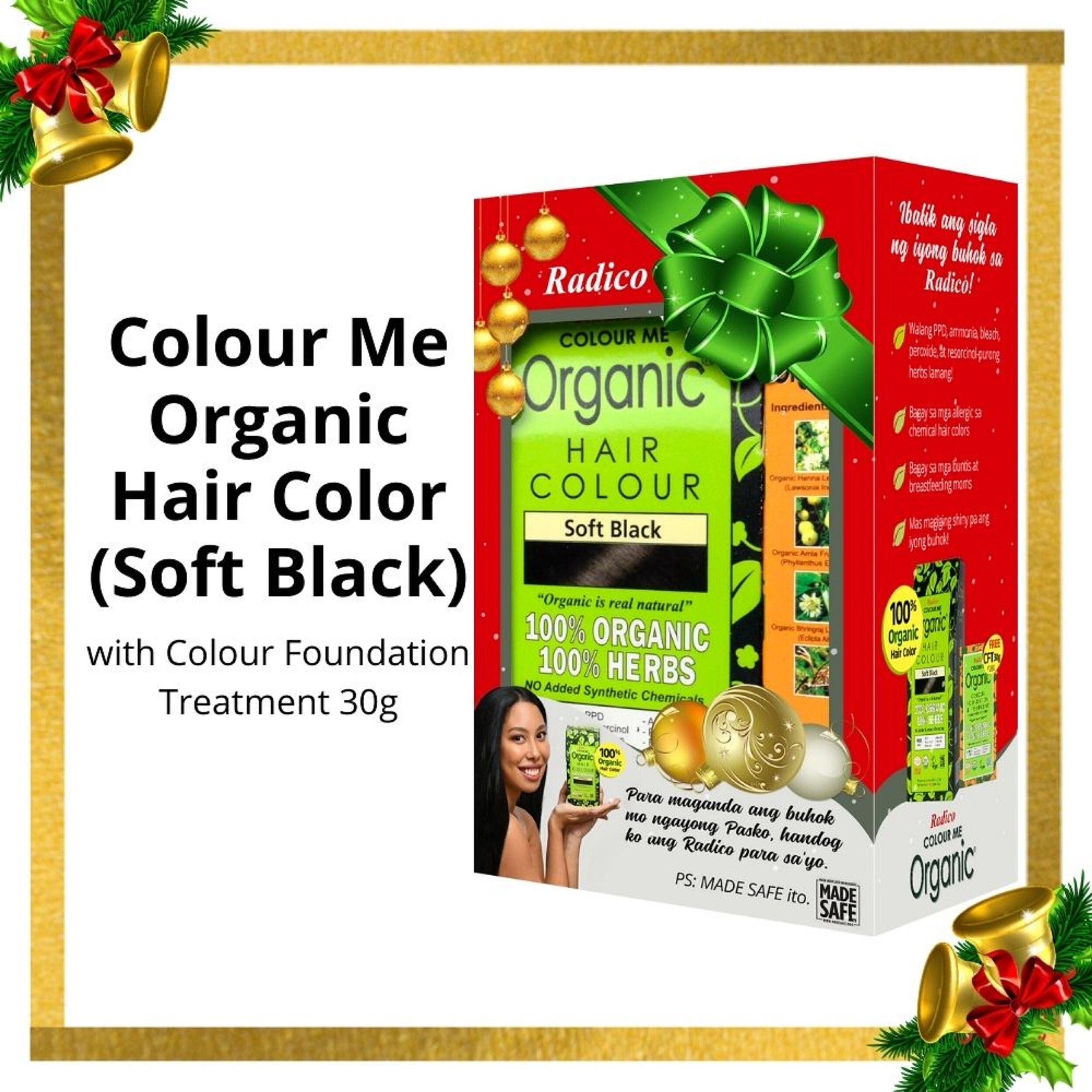 RADICO, Colour Me Organic Hair Color Soft Black 100g with FREE CFT 30g | Watsons Philippines RADICO, Colour Me Organic Hair Color Soft Black 100g with FREE CFT 30g | Watsons Philippines