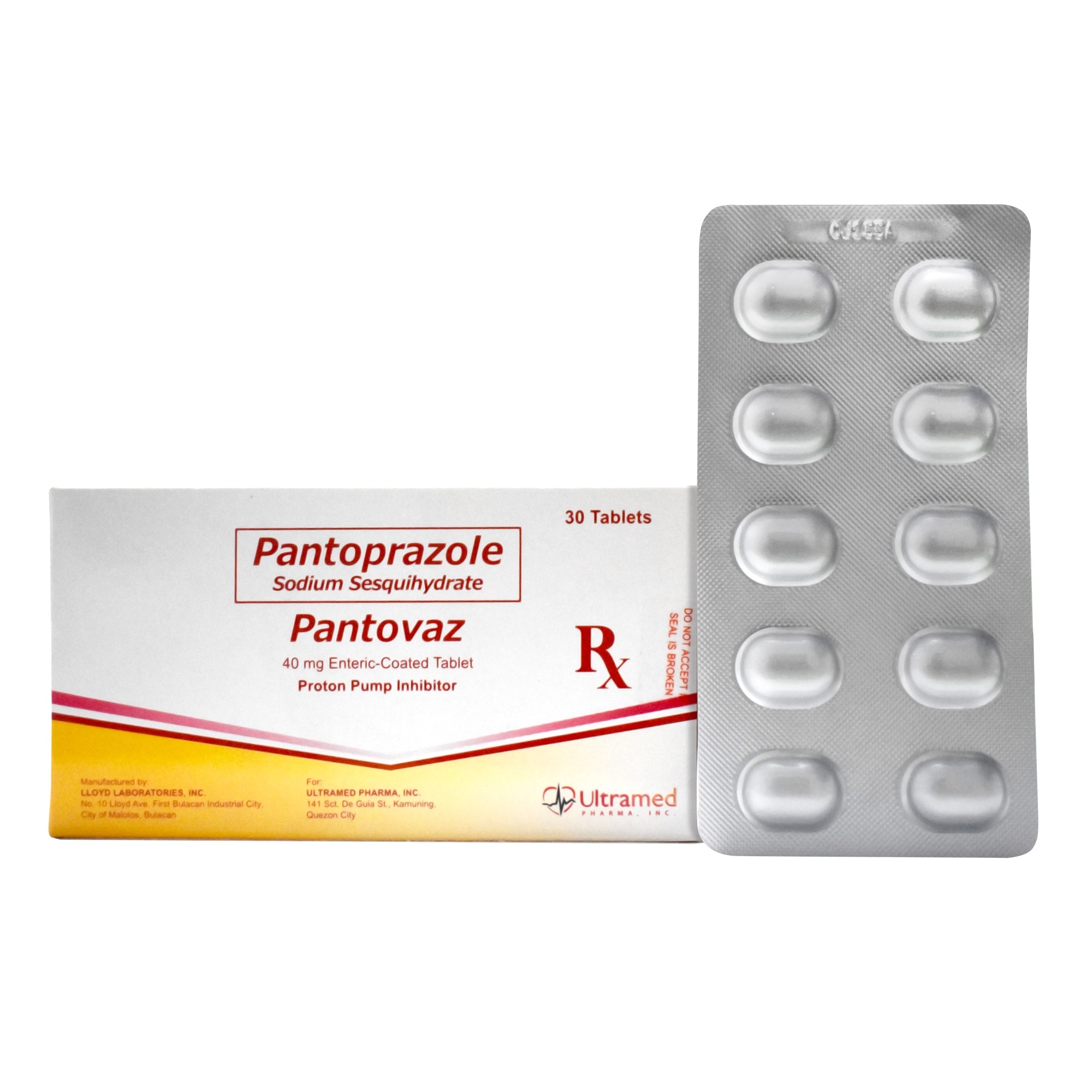 PANTOVAZ Pantoprazole (as sodium sesquihydrate) 40mg Tablet (sold per PANTOVAZ Pantoprazole (as sodium sesquihydrate) 40mg Tablet (sold per