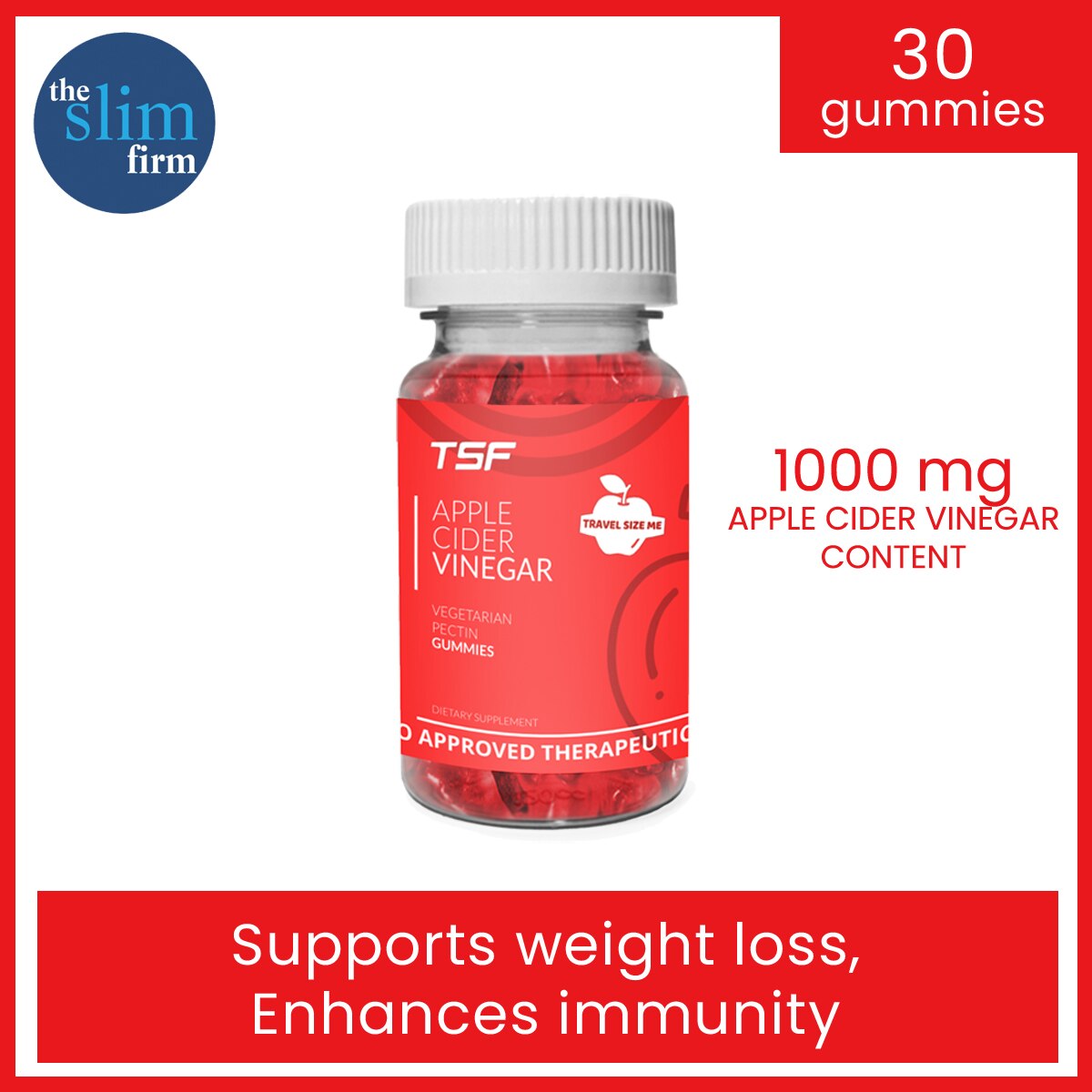 TSF, Apple Cider Vinegar Gummies 30s | Watsons Philippines TSF, Apple Cider Vinegar Gummies 30s | Watsons Philippines