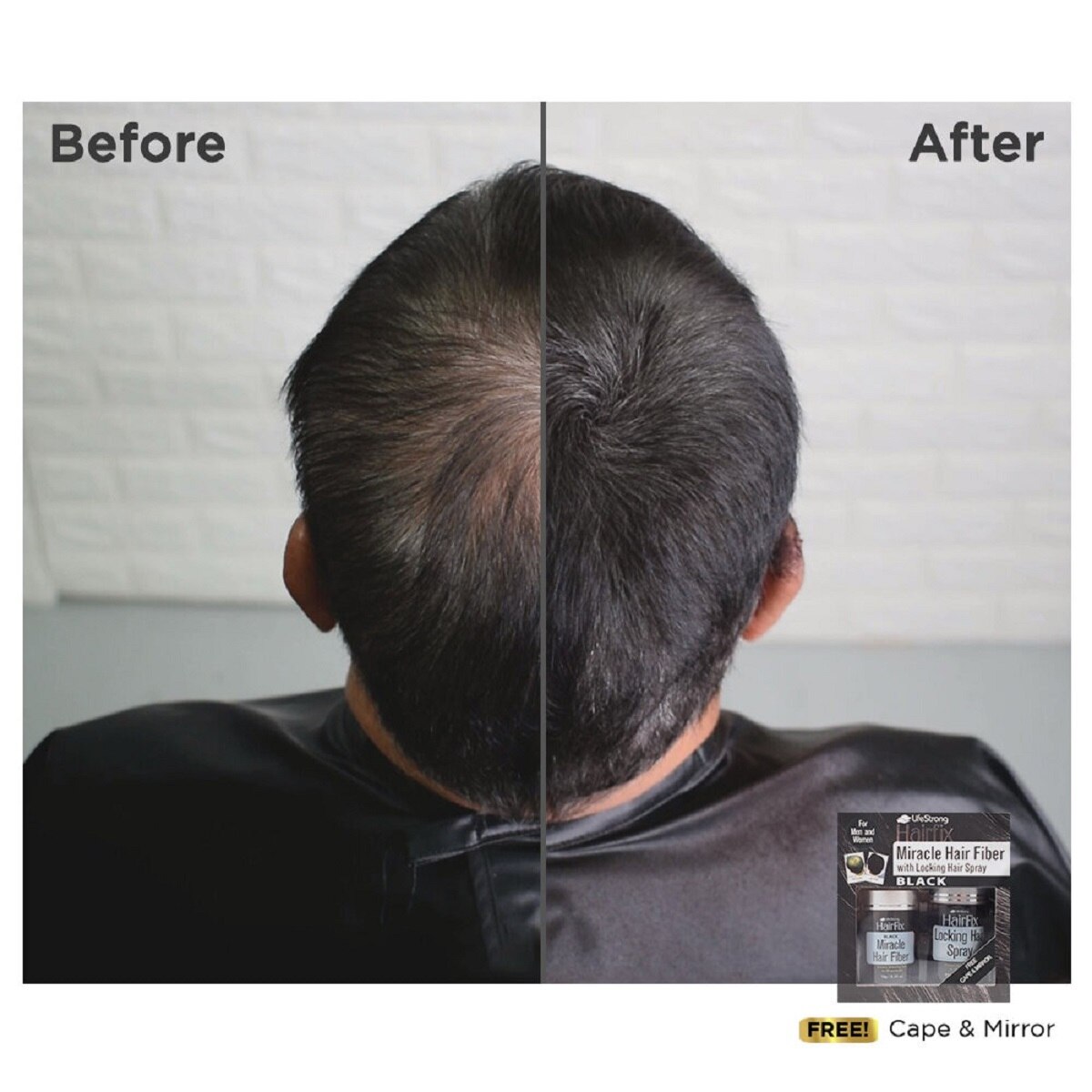 HAIRFIX, Black Miracle Hair Fiber | Watsons Philippines HAIRFIX, Black Miracle Hair Fiber | Watsons Philippines