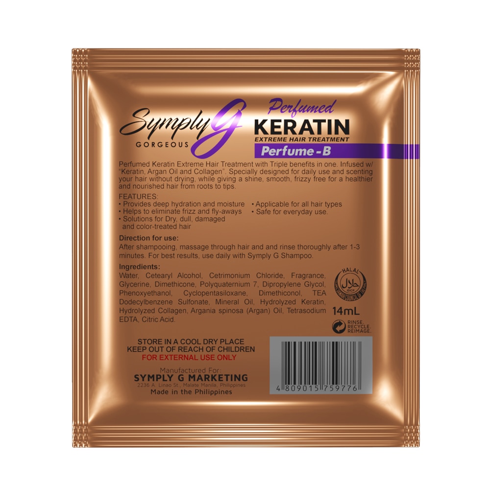 SYMPLY G, Perfume B Keratin Extreme Hair Treatment 14ml | Watsons Philippines SYMPLY G, Perfume B Keratin Extreme Hair Treatment 14ml | Watsons Philippines