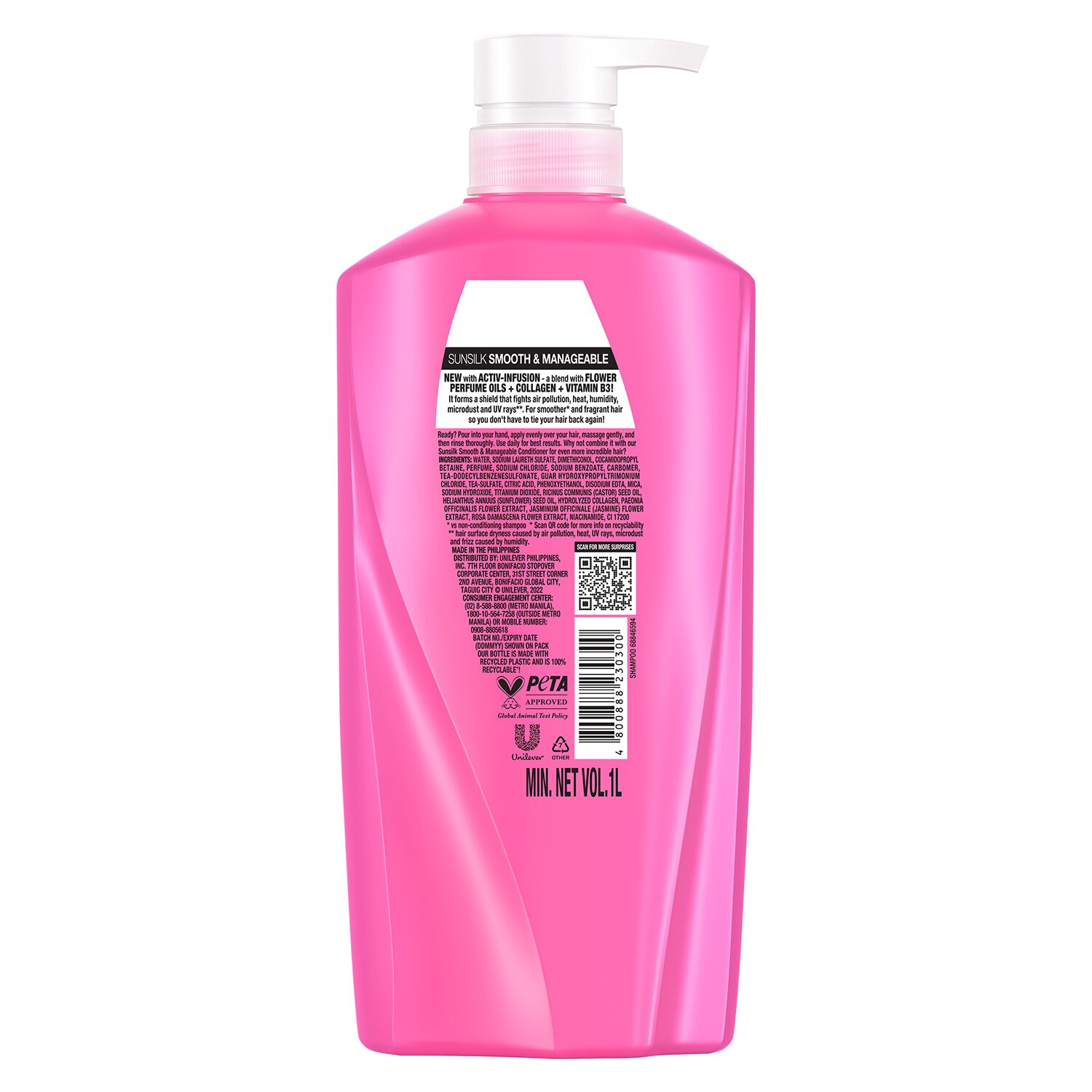 SUNSILK, Shampoo Pink Smooth & Manageable 1L | Watsons Philippines SUNSILK, Shampoo Pink Smooth & Manageable 1L | Watsons Philippines