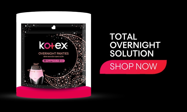 KOTEX OVERNIGHT PANTIES